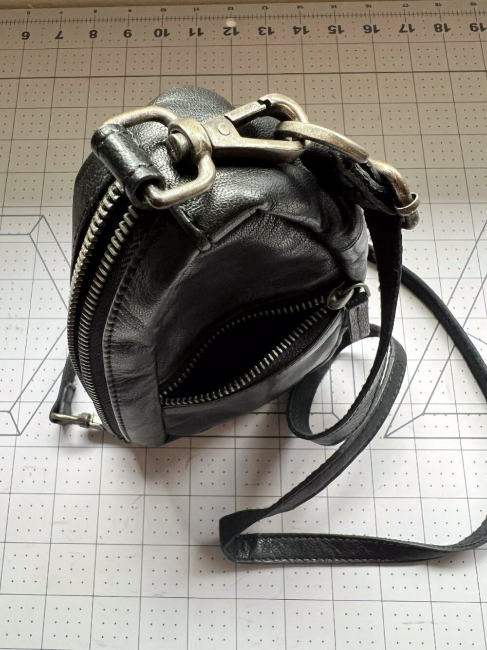 Free People Coffee Date Mini Crossbody Bag in Black - Picture 11 of 12